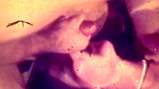 Vintage Purple-hued Classic with Retro Group Swingers Orgy