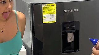I Catch My Stepsister Eating My Favorite Chocolate so I Punish Her with a Hard, Wild Fuck Without a Condom!