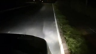 Latina whores love sharing cock in the car