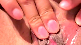 Anong's Tight Thai Pussy Clenches While Her Fingers Rule Every Inch
