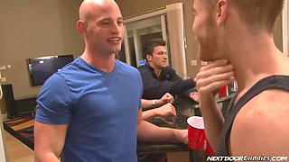 Group sex scene with guys who love devouring nice dicks