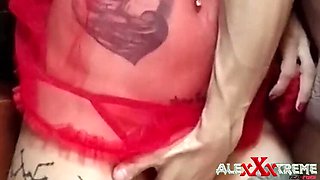 Petite Mexican Girl Gets Facial After Doggy Style in Kitchen