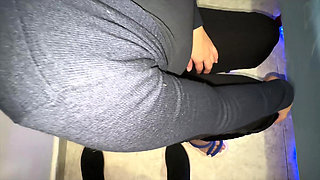 He Puts His Penis on Her Shoulder and She Grabs It.