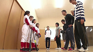 Horny Japanese Schoolgirls in Wild Group Sex Orgy