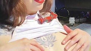 Innocent Schoolgirl Was Left with the Professor After Class