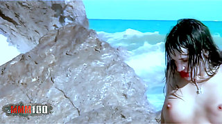 Nina Roberts: the Incredible Nina Robets Stripping in the Sea