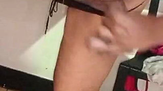 Deliciously Masturbating Stepmother's Pussy