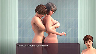 Brother's Wife Teach me How to Take a Shower Together.