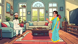 Stepuncle Sex with His Neighbour Married Aunty Cheating Housewife