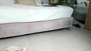 Chubby Brunette Big Boobs Dildo Masturbation