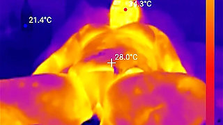 First BBC Sex Machine Fuck: Oiled up BBW Cums Hard on Your Massive Cock, 15 Min Ride and Cum Countdown, POV Thermal