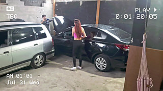 Young Girl Takes Her Car to the Mechanic and Fucks the Employee