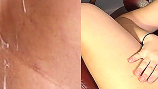 Hairy Pussy Shaved Then Oiled