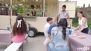 Catherine Knight's Tasty Latina Outdoor Encounter