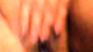 Filipina Amateur Shaves and Masturbates on Webcam