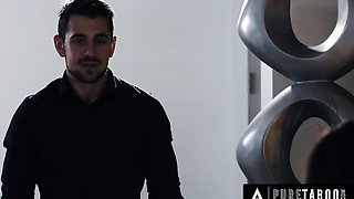 CEO Cherie DeVille and HR Joanna Angel Turn an Ambitious New Hire Into Their Fuck Toy