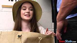 Teen thief spending vacation on big cock