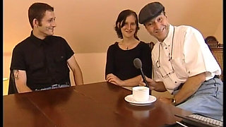 Small Breasts, White Skin and Typical German Amateur Couple