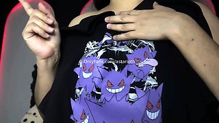 Tight sweet clit and ass solo toy fun
