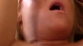 Sexy blonde girl Crista Moore gets a big black cock in pussy
