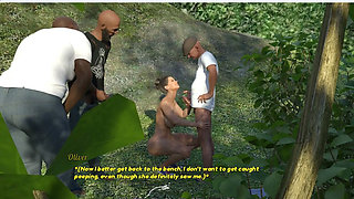 Perfect Housewife - Gameplay - Roleplay - Wife Gives Handjob to Oldman Infront of Beggar