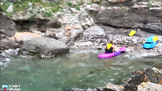 Open Water Kayak Disaster for Non Swimmer - Saved by Lifejacket