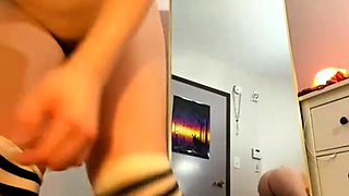Close up teen pussy gaping action