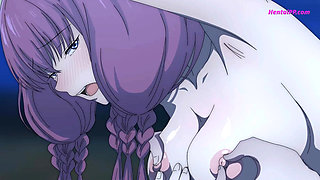 Frieren's Tongue Found Every Inch of Aura's Wet Pussy.