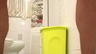Masturbation with legs apart