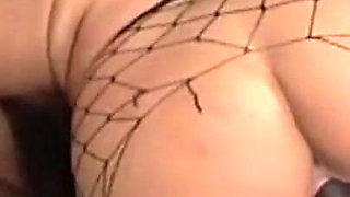Slutty Brunette Has an Impressive Huge Black Cock in Her Ass