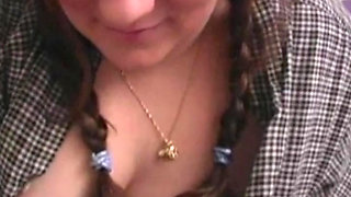 BBW Bedroom Handjob Gets Messy