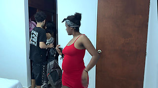 I Share a Bed with My Girlfriend and Her Best Friend and We End up in a Rich Interracial Threesome.