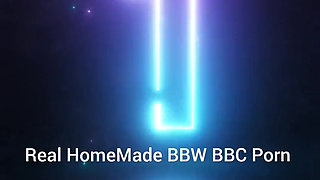 SSBBW Sucking Cream of BBC Nata4sex Hard Cock