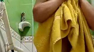 only watching assy  taking a bath this early in the morning