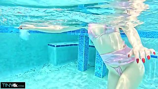 Poolside Slut Gets Some Sun And Cock - Kylie