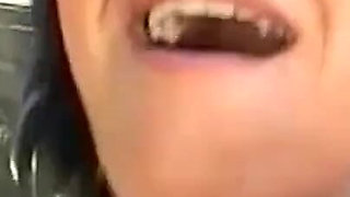 Black Pussy Shows Her Nice Round Ass for a Big Black Cock Fuck