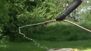 German anal enema - German hardcore BDSM