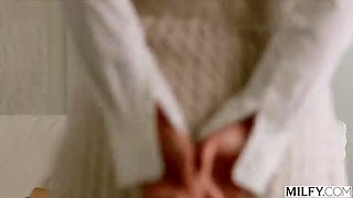 Stunning MILF Sarah Arabic Bangs Her Son's Tutor and Finishes with a Great Tit Job