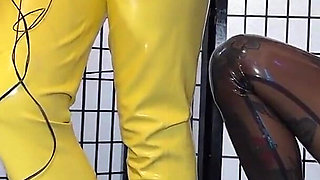 Guess the Mistress - Piss, Spit and Electric Shocks Ft. Mistressae & Princess Latex Rubber Doll