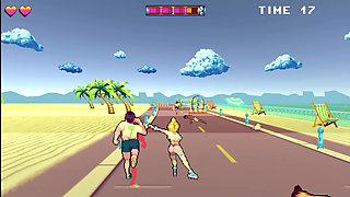 FInishing My Rollerblading BY FUCKING ALL BEACH GUYS! - Rollerbabe