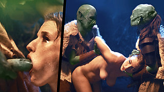 Orc Goblin Sex Dungeon - Fantasy Redhead Girl Turned Into Slave & Filled With Hot CUM