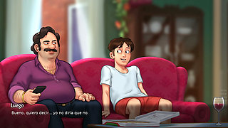 Stepmom Lucky Her Tenant Has a Big Cock - Summertime Saga