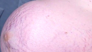 9 Month Huge Pregnant Belly and Fur Fetish