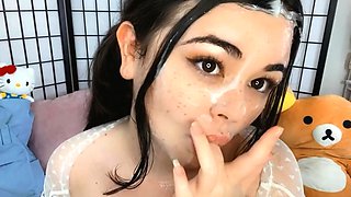 Darling Kiyomi – Daddy Throat Fucks Me While Moms Away