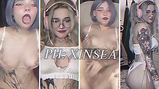 Make-up, suck off, spit