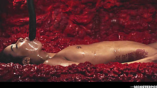 Lia Lin Vored & Trapped Inside Hentai Monster - 3d Anime Ebony Hardcore Bondage Cumflation