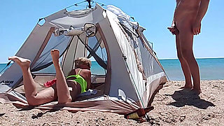 On the Beach, a Stranger Cummed on My Face