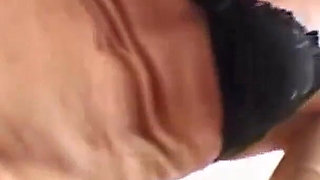 Hot Skinny Masked Wife with Big Nipples Fucked and Cumshot on Hairy Pussy by Big Amateur Cock