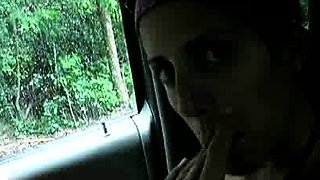 Natural Redheaded Amateur Outdoor Handjob