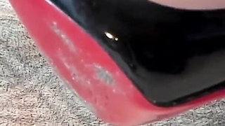 Foot Slave Training in Nylons and Heels - Live Stream